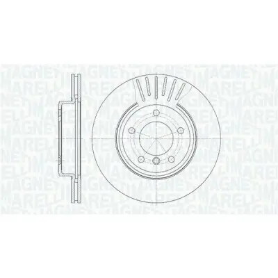 Disco de freno MAGNETI MARELLI 361302040208 Mejor Calidad